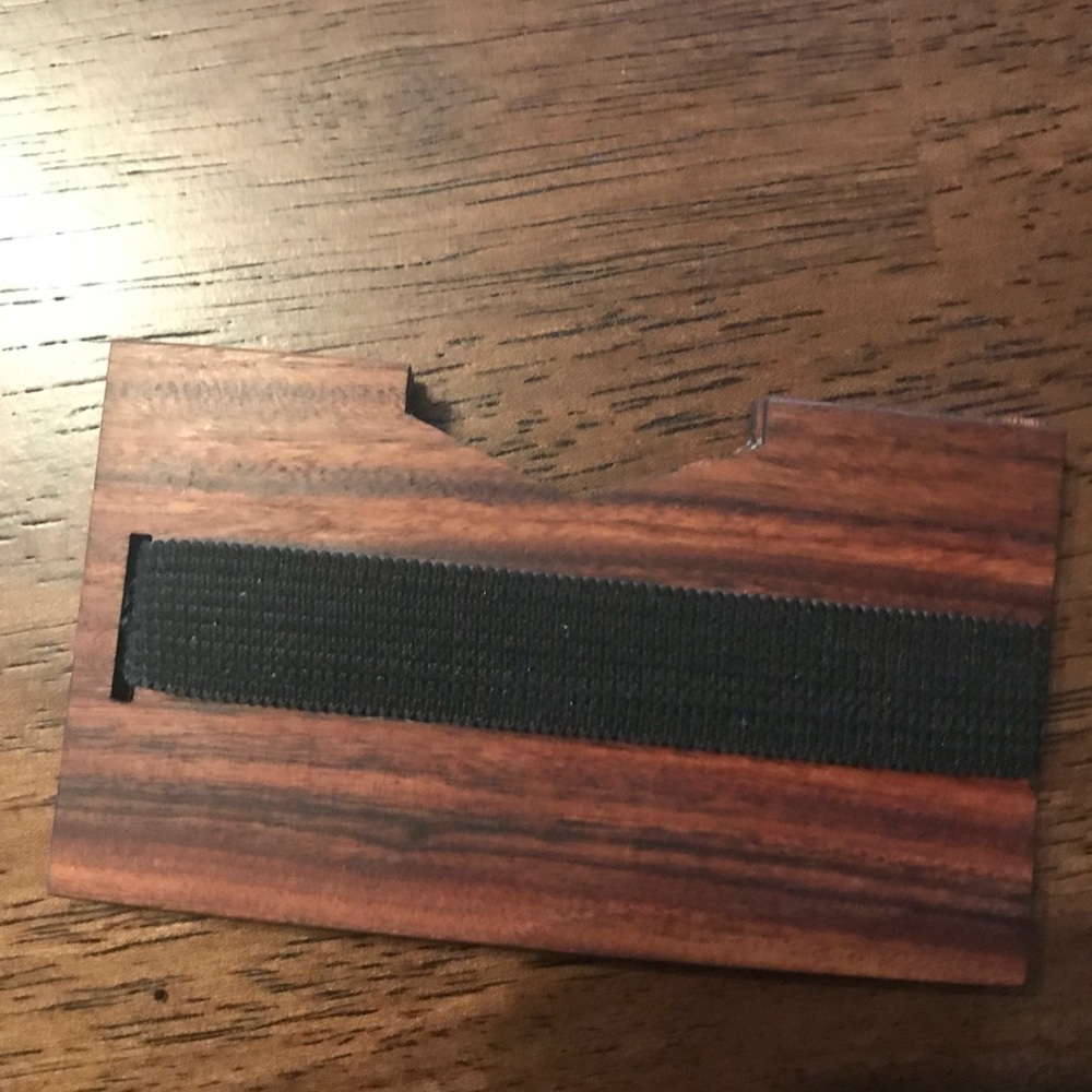 Skeggox Wood Wallet Brand New